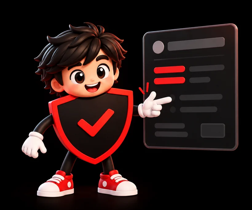 The Barrier mascot pointing at a job listing
